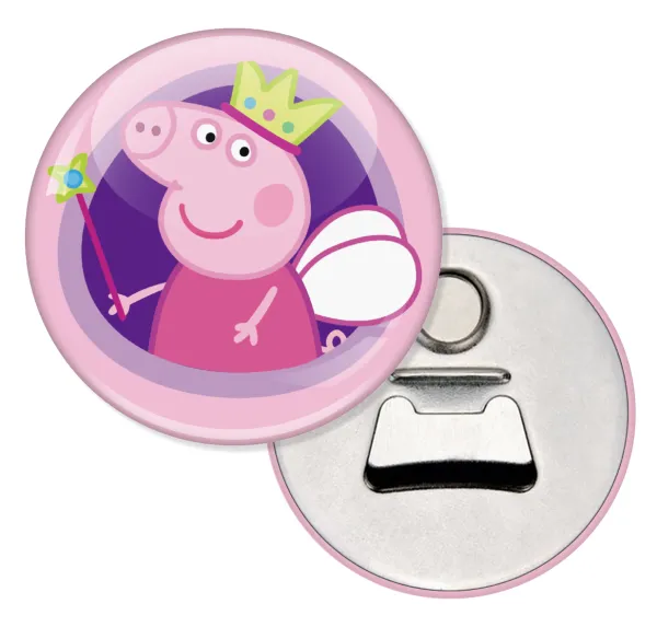 Peppa pig Queen — Μαγνητάκι & Ανοιχτήρι (5.9cm)