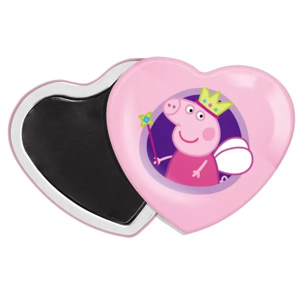 Peppa pig Queen — Μαγνητάκι καρδιά (57x52mm)