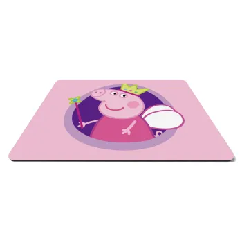 Peppa pig Queen, Mousepad ορθογώνιο 27x19cm