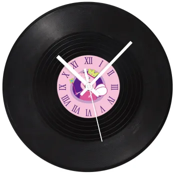 Peppa pig Queen, Ρολόι τοίχου Βινύλιο (30cm)