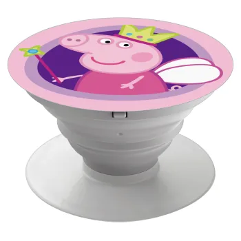 Peppa pig Queen, Phone Holders Stand  White Hand-held Mobile Phone Holder