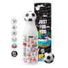 Soccer Metal mug thermos, double wall, 550ml