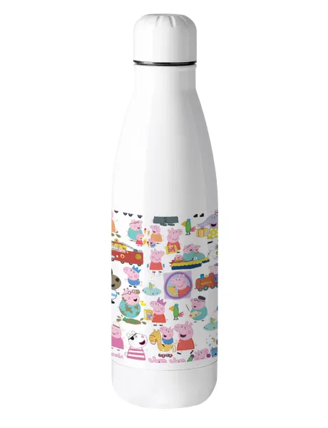 Peppa pig Characters — Μεταλλικό παγούρι θερμός (Stainless steel), 500ml