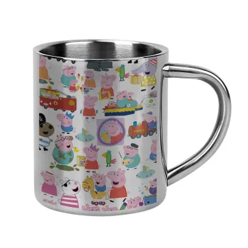 Peppa pig Characters, Κούπα Ανοξείδωτη διπλού τοιχώματος 300ml