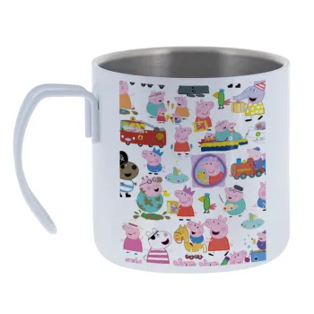 Peppa pig Characters — Κούπα Ανοξείδωτη διπλού τοιχώματος 400ml