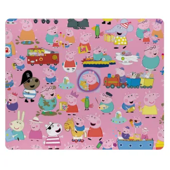 Peppa pig Characters, Mousepad ορθογώνιο 23x19cm