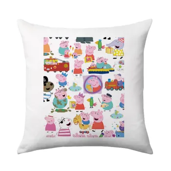 Peppa pig Characters, Sofa cushion 40x40cm includes filling