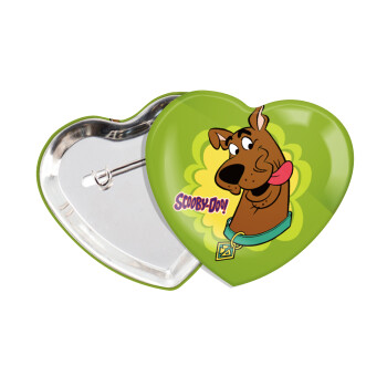 Scooby Doo, Κονκάρδα παραμάνα καρδιά (57x52mm)