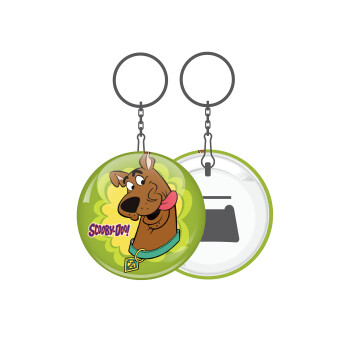 Scooby Doo, Μπρελόκ μεταλλικό 5cm με ανοιχτήρι