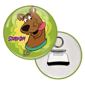 Scooby Doo, Μαγνητάκι και ανοιχτήρι μπύρας στρογγυλό διάστασης 5,9cm