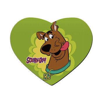 Scooby Doo, Mousepad καρδιά 23x20cm