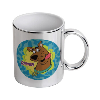 Scooby Doo, Κούπα κεραμική, ασημένια καθρέπτης, 330ml