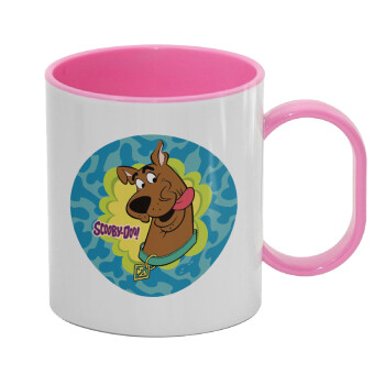 Scooby Doo, Κούπα (πλαστική) (BPA-FREE) Polymer Ροζ για παιδιά, 330ml