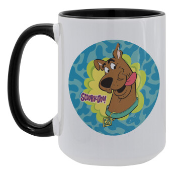 Scooby Doo, Κούπα Mega 15oz, κεραμική Μαύρη, 450ml