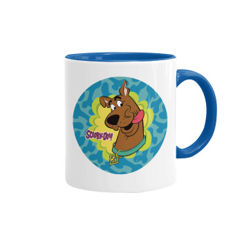 Scooby Doo, Mug colored blue, ceramic, 330ml