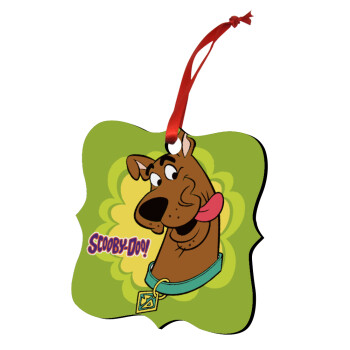 Scooby Doo, Στολίδι Χριστουγεννιάτικο στολίδι polygon ξύλινο 7.5cm