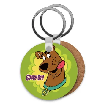Scooby Doo, Μπρελόκ Ξύλινο στρογγυλό MDF Φ5cm