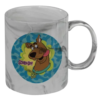 Scooby Doo, Mug ceramic marble style, 330ml