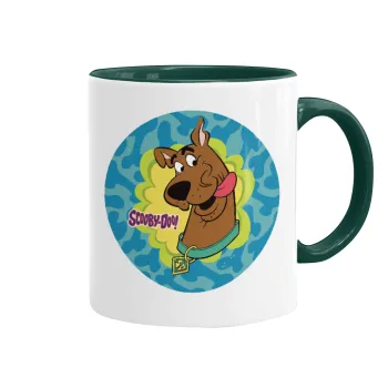 Scooby Doo, Mug colored green, ceramic, 330ml