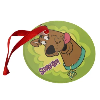 Scooby Doo, Christmas ornament glass 9cm