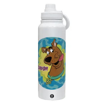 Scooby Doo, Θερμός 1L Ανοξείδωτο με Βάση Κινητού & Διπλά Τοιχώματα