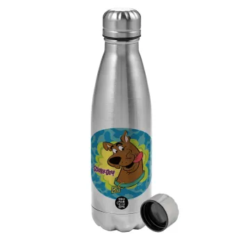 Scooby Doo, Metallic water bottle, stainless steel, 750ml