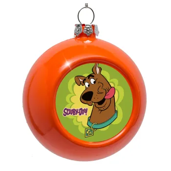 Scooby Doo, Orange Christmas tree ornament bauble 8cm