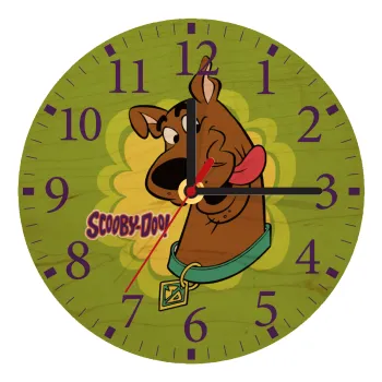 Scooby Doo, Ρολόι τοίχου ξύλινο plywood (20cm)