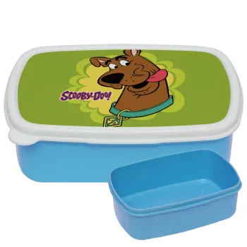 Scooby Doo, ΜΠΛΕ παιδικό δοχείο φαγητού (lunchbox) πλαστικό (BPA-FREE) Lunch Βox M18 x Π13 x Υ6cm