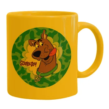 Scooby Doo, Κούπα, κεραμική κίτρινη, 330ml