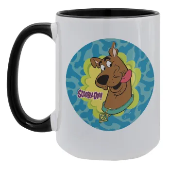 Scooby Doo, Κούπα Mega 15oz, κεραμική Μαύρη, 450ml