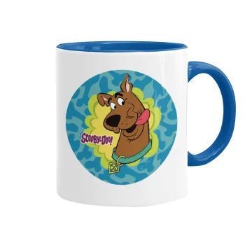 Scooby Doo, Mug colored blue, ceramic, 330ml