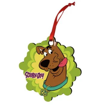 Scooby Doo, Στολίδι Χριστουγεννιάτικο στολίδι snowflake ξύλινο 7.5cm