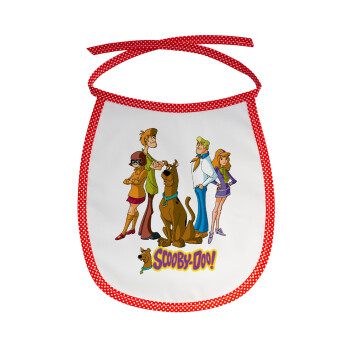 Scooby Doo Characters, Σαλιάρα μωρού αλέκιαστη με κορδόνι Κόκκινη