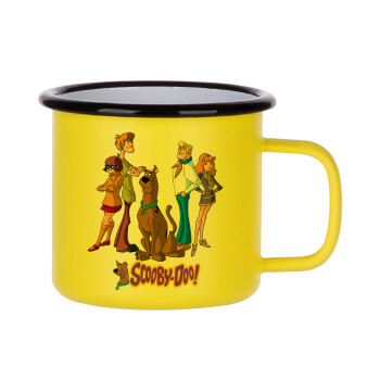 Scooby Doo Characters, Κούπα Μεταλλική εμαγιέ ΜΑΤ Κίτρινη 360ml