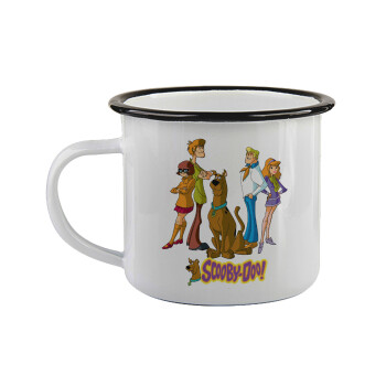 Scooby Doo Characters, Κούπα εμαγιέ με μαύρο χείλος 360ml