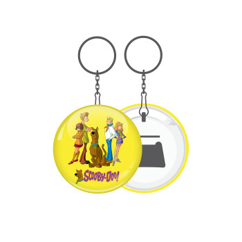 Scooby Doo Characters, Μπρελόκ μεταλλικό 5cm με ανοιχτήρι