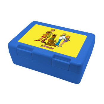 Scooby Doo Characters, Παιδικό δοχείο κολατσιού ΜΠΛΕ 185x128x65mm (BPA free πλαστικό)