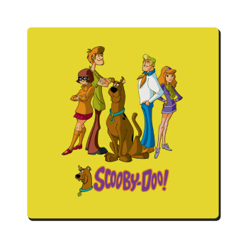 Scooby Doo Characters, Τετράγωνο μαγνητάκι ξύλινο 6x6cm