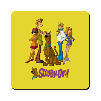Scooby Doo Characters, Τετράγωνο μαγνητάκι ξύλινο 9x9cm