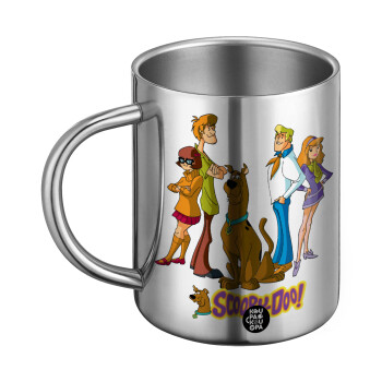 Scooby Doo Characters, Ανοξείδωτη Μεταλλική Κούπα 450ml - Διπλού Τοιχώματος
