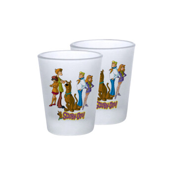 Scooby Doo Characters, Σφηνοπότηρα γυάλινα 45ml του πάγου (2 τεμάχια)