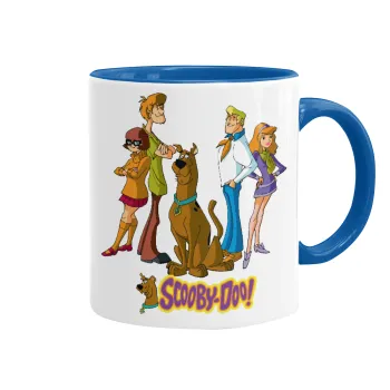 Scooby Doo Characters, Mug colored blue, ceramic, 330ml