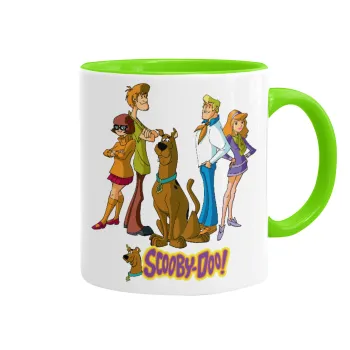 Scooby Doo Characters, Κούπα χρωματιστή βεραμάν, κεραμική, 330ml