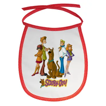 Scooby Doo Characters, Σαλιάρα μωρού αλέκιαστη με κορδόνι Κόκκινη