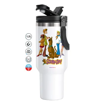 Scooby Doo Characters, Mega Tumbler με καπάκι, διπλού τοιχώματος (θερμό) 1,2L