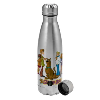 Scooby Doo Characters, Metallic water bottle, stainless steel, 750ml