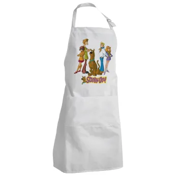 Scooby Doo Characters, Adult Chef Apron (with sliders and 2 pockets)