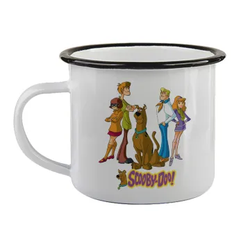 Scooby Doo Characters, Κούπα εμαγιέ με μαύρο χείλος 360ml