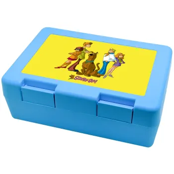 Scooby Doo Characters, Children's cookie container LIGHT BLUE 185x128x65mm (BPA free plastic)